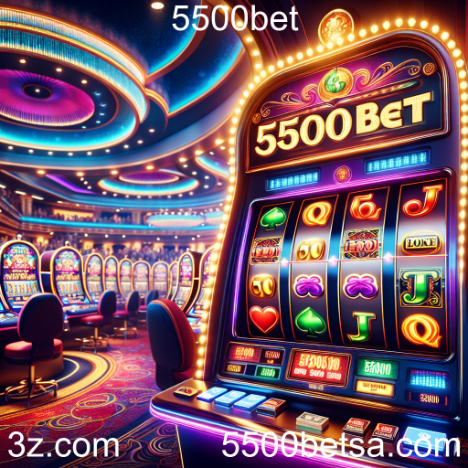 Caça-Níqueis na 5500bet: Diversão e Emoção com Cada Gira